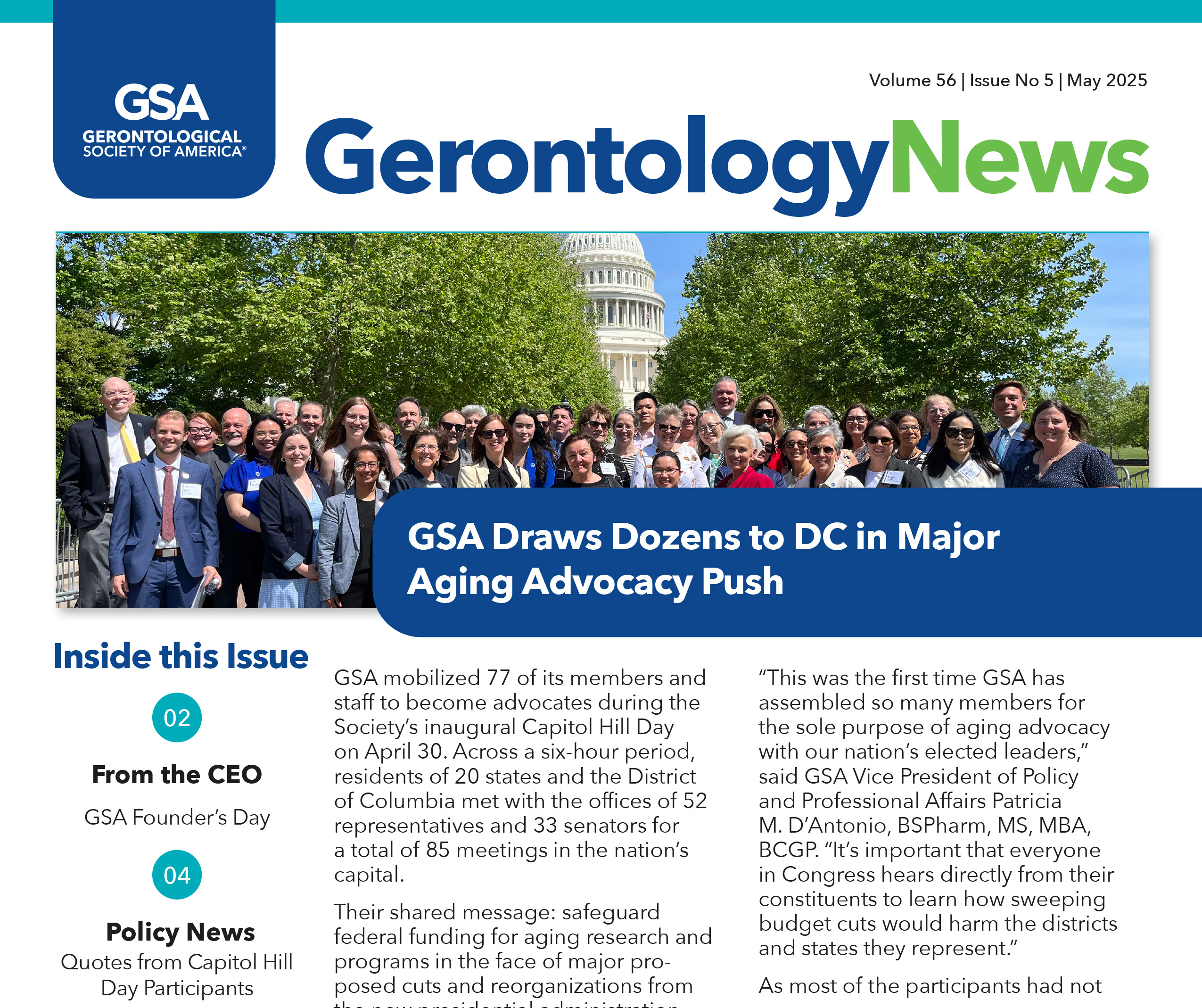 Gerontology News