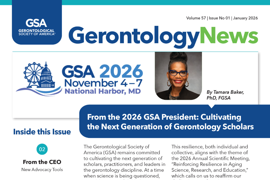Gerontology News January 2026