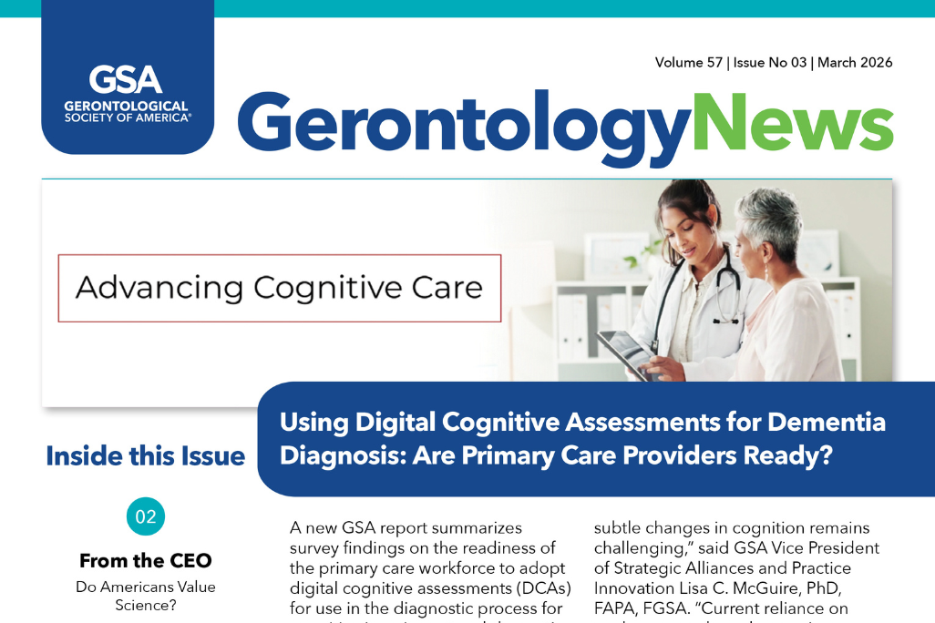 Gerontology News March 2026